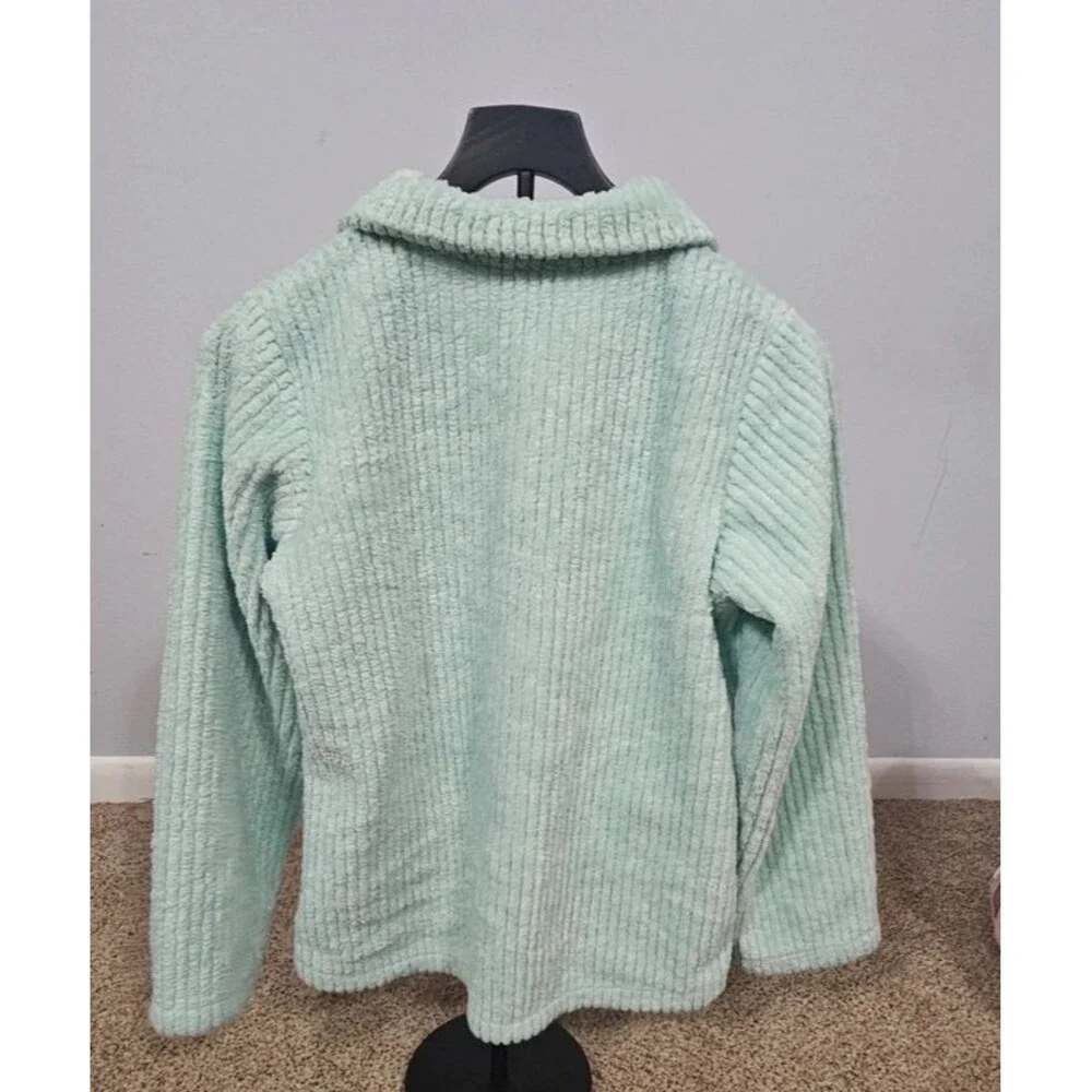 Columbia Girls' Fire Side Half Zip Sherpa Fleece pullover size Large